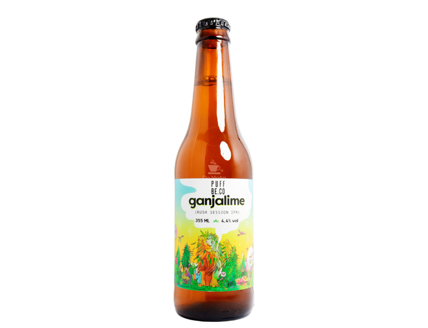 Cerveja Puff Beer Ganjalime 355 ml