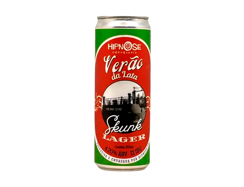 Cerveja Verão da Lata Skunk Lager