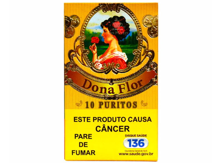 Charuto Dona Flor Corona Capa Mata Fina