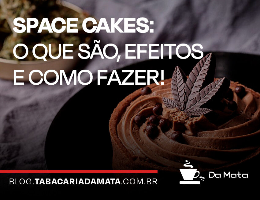 |Massa de bolo sendo misturada em tigela de vidro|Brownie com folha de canábis e objetos voadores.