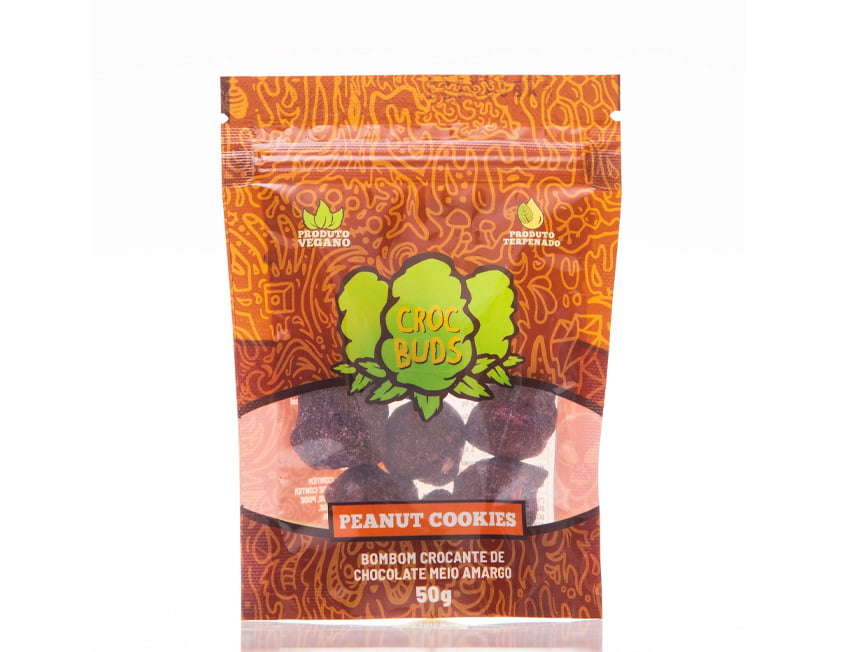 Chocolate CrocBuds Peanut Cookies