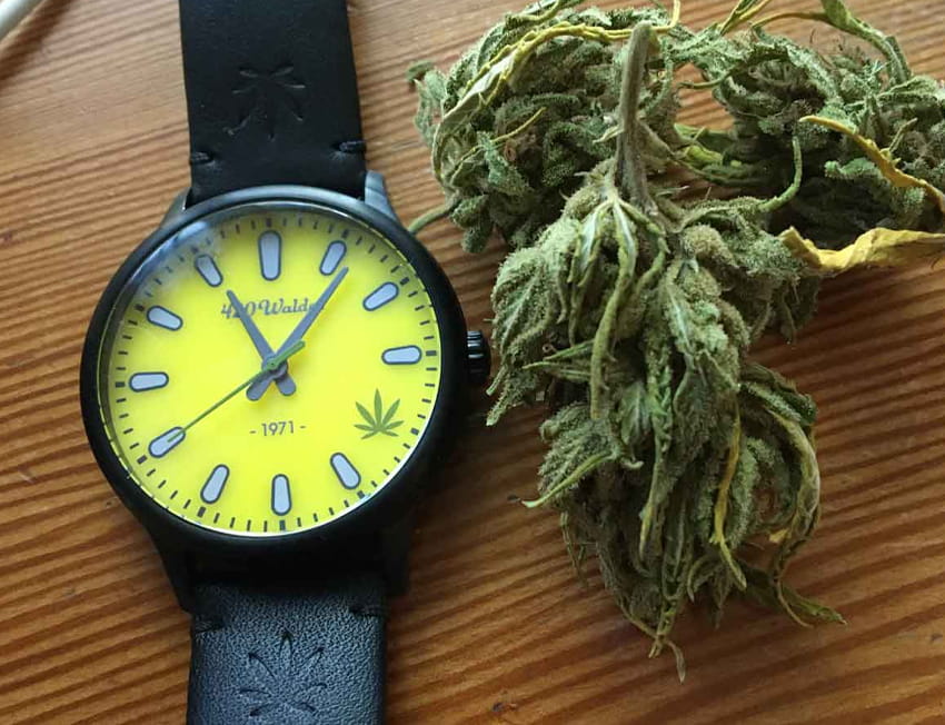 imagem de um relógio quatro e vinte