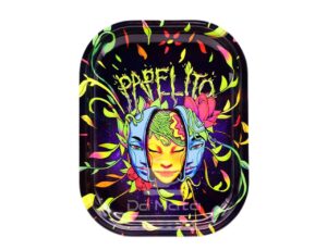 Bandeja de Metal Papelito Elementos Pequeno