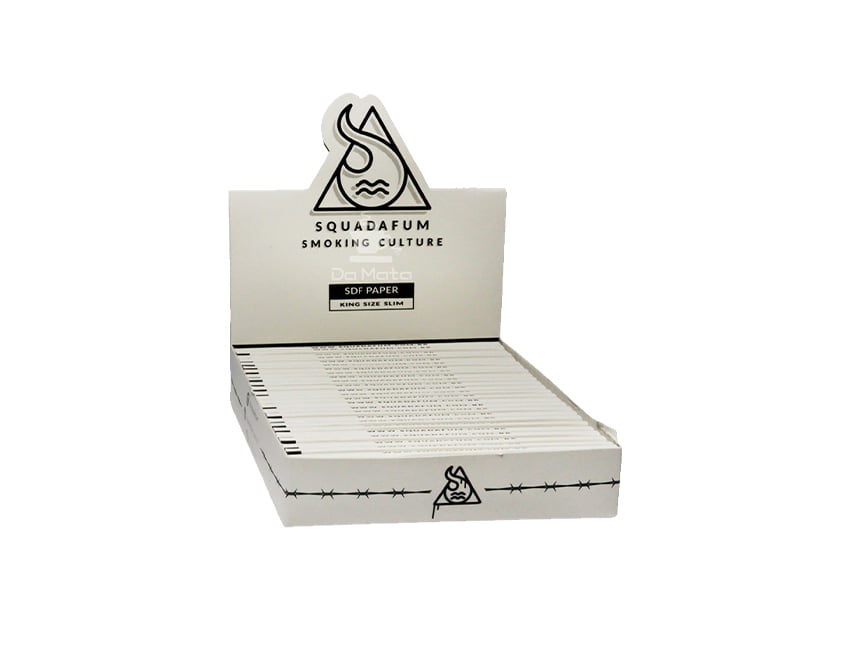 Caixa de Seda da Squadafum King Size Slim Caixa de Seda da Squadafum King Size Slim