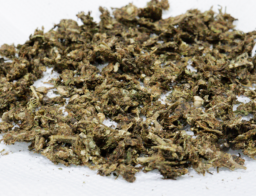 prensado secando sobre papel toalha